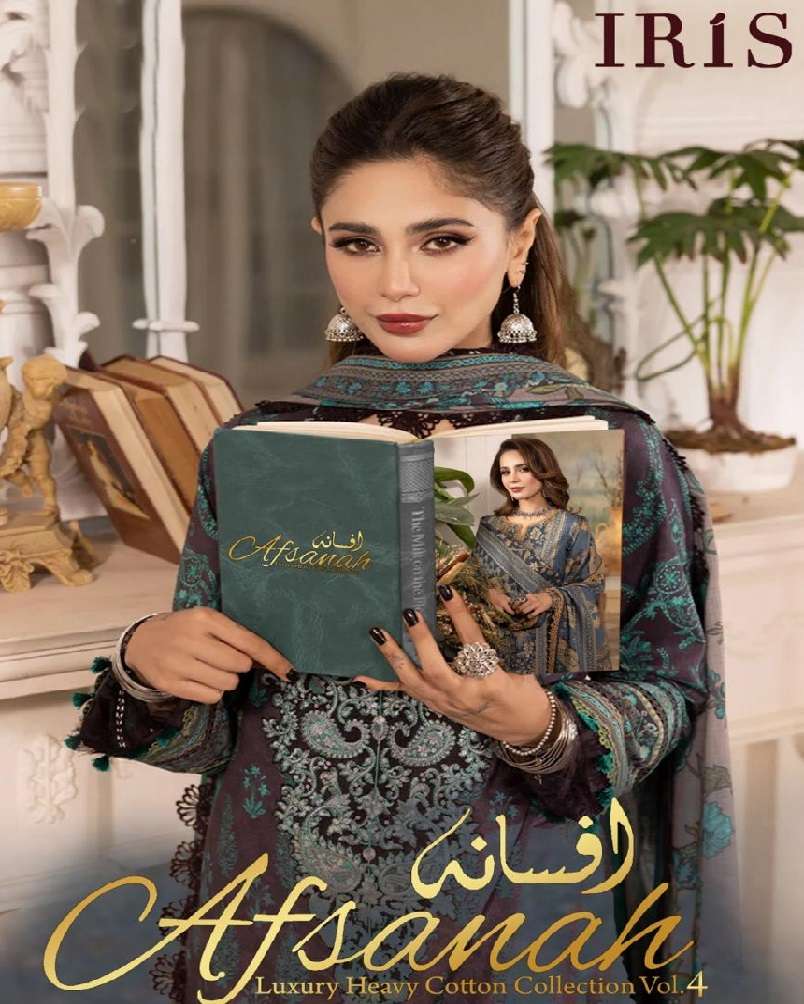 AFSANAH COTTON VOL 4 Open Pic by IRIS 